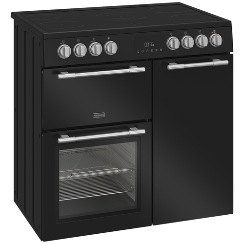 Hotpoint RH90CA20B cooker Gas Ceramic hob Black – image 8