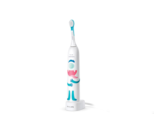 Philips For Kids HX3411/01 electric toothbrush Child Sonic toothbrush Mint colour, White – image 2