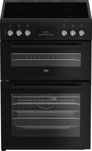 Beko AeroPerfect™ FTC6731K 60cm Wide Single Oven Electric Cooker with Ceramic Hob - Black - A Rated, Black - image 1