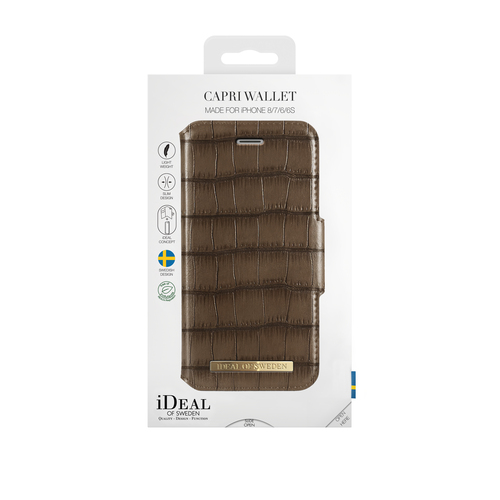 iDeal of Sweden Capri Wallet iPhone 8/7/6/6S/SE Brown – image 8
