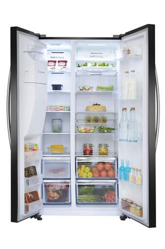 Hisense RS694N4IBE side-by-side refrigerator Freestanding – image 5