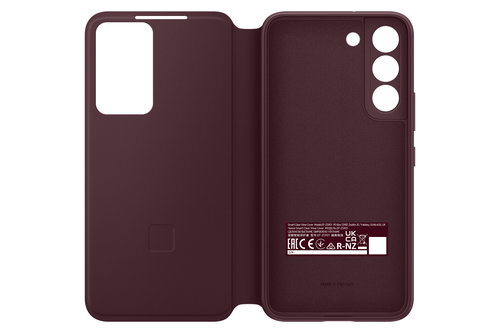 Samsung Galaxy S22 Smart Clear View Cover Burgundy – image 5