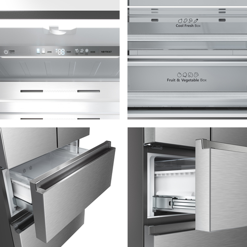 Hisense RF632N4BCE side-by-side refrigerator Freestanding – image 2