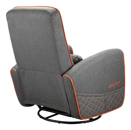 COUGAR CGR-FDF-GRO Butaca para jugar Asiento acolchado Gris, Naranja