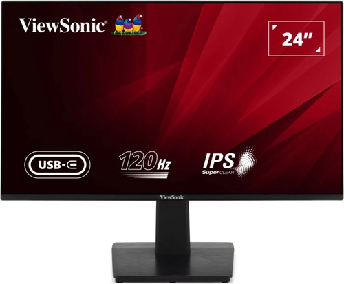 24IN 1080P 120HZ MONITOR WITH VARIABLE REFRESH RATE, HDMI, VGA, AND USB-C.