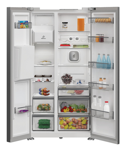 Whirlpool WHG2 6574W X5E Privilege Amerikaanse koelkast Zilver, afbeelding 4