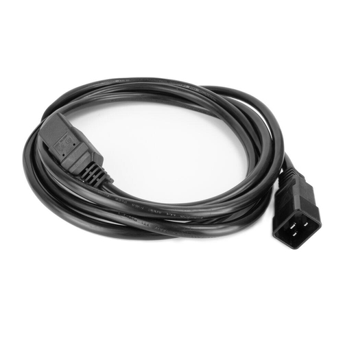 POWERCORD C20 - C21 BK 2.00M. 1 stk, afbeelding 2
