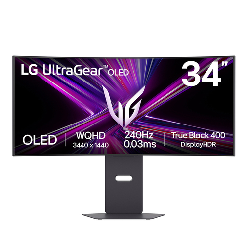 LG UltraGear GX9 34GX900A-B Quad HD 34" Curved OLED Gaming Monitor - Black - image 1