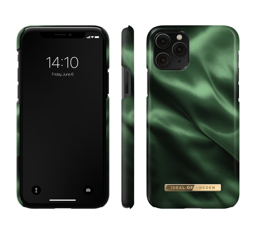 iDeal of Sweden Printed Case iPhone 11P/XS/X Emerald Satin – image 2