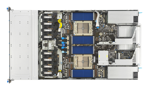 ASUS RS700A-E13-RS12U LGA 6096P Rack (1U) Zwart, Zilver, afbeelding 9