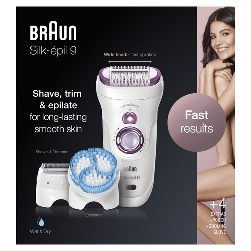 Braun Silk-épil 9 9-735 40 tweezers White – image 3