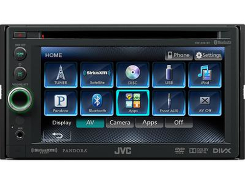 JVC KW-AV61BT Black Bluetooth