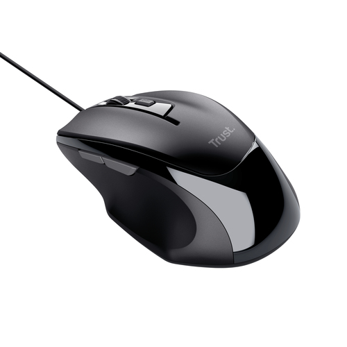 Trust Voca Comfortabele muis Muis Zwart, afbeelding 2