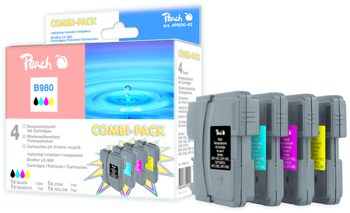 Peach 314438 ink cartridge 4 pc(s) Black, Cyan, Magenta, Yellow