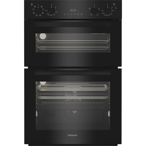 Hotpoint Dih 82G1A B Built In Electric Double Oven - Black - A/A Rated, Black - image 1