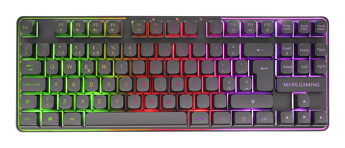 Mars Gaming MCPWTKLPT keyboard Mouse included RF Wireless + USB QWERTY Portuguese Black – image 5