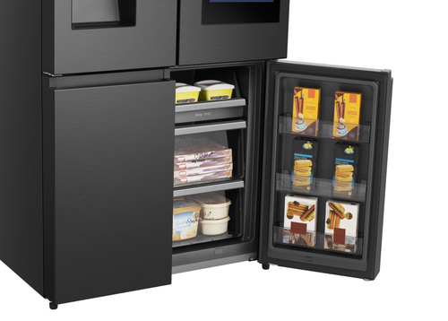 Hisense PureFlat RQ760N4IFE Smart Fridge Freezer - Black Stainless Steel, Stainless Steel - image 6