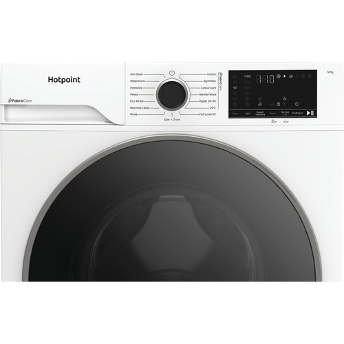Hotpoint Fabric Care Hbca 123 Care UK 12kg Washing Machine with 1400 rpm - White - A Rated, White - image 5