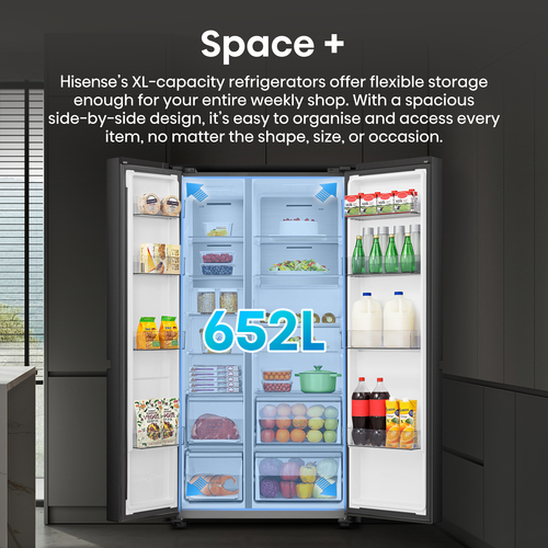 Hisense RS5P668SSFC PureFlat American Side - By - Side Fridge Freezer - C Rated – image 6