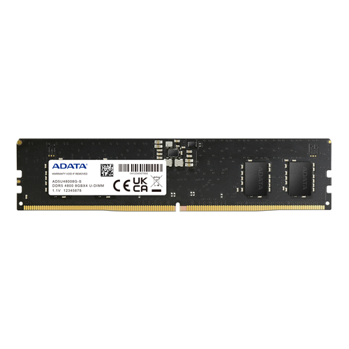ADATA AD5U48008G-S módulo de memoria 8 GB 1 x 8 GB DDR5 288-pin DIMM ECC imagen 1