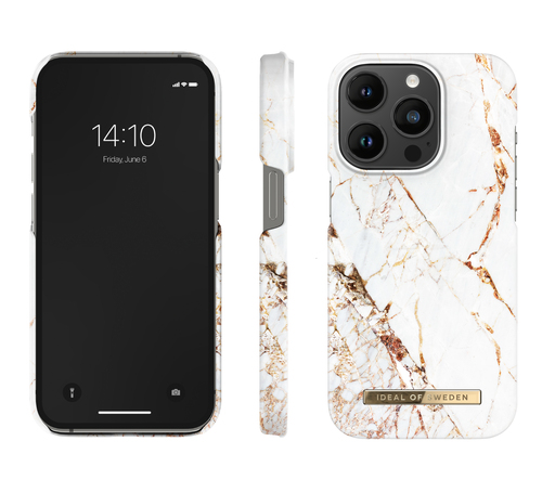iDeal of Sweden Printed Case MagSafe iPhone 14 Pro Carrara Gold – image 2