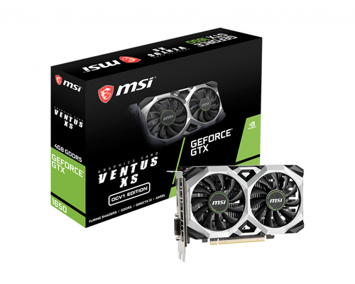 MSI VENTUS GTX 1650 XS 4G OCV1 видеокарта NVIDIA GeForce GTX 1650 4 GB GDDR5