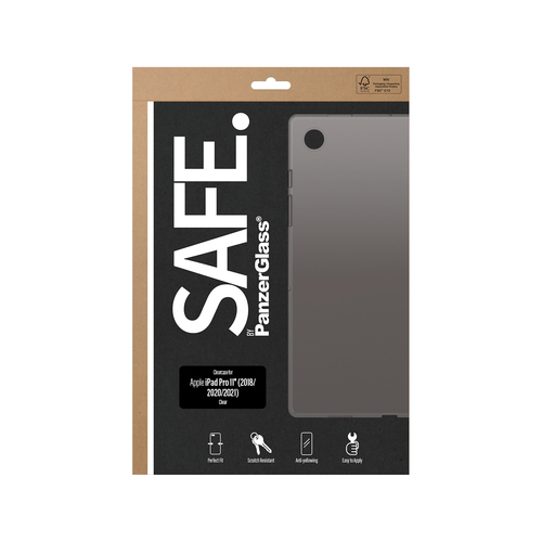 PanzerGlass SAFE. by ® ClearCase iPad Pro 11'' (2018, 2020-2022) | Bulk funda para teléfono móvil Transparente