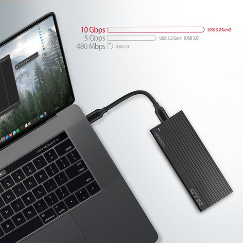 AXAGON EEM2-GTR USB-C 3.2 Gen2 - M.2 NVMe SSD THIN RIB 42-80mm box *USBCM *USBCF *M.2, afbeelding 6