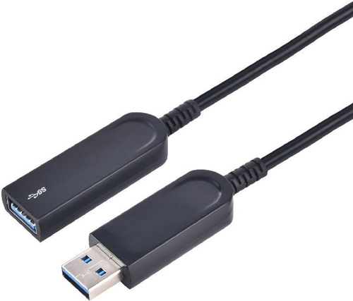 Microconnect USB3.0AAF25AOP USB кабель USB 3.2 Gen 1 (3.1 Gen 1) 25 m USB A 5 Gbit/s Черный
