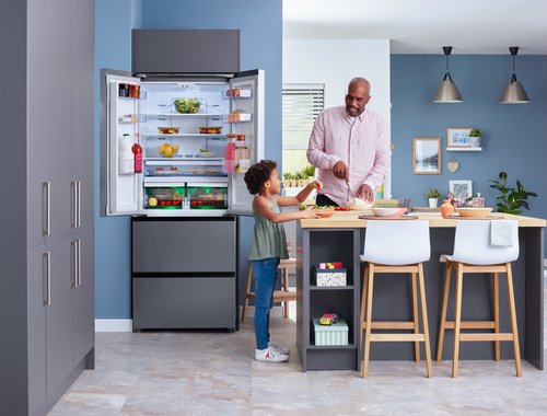 Beko GNE490IR3VPS Freestanding American Style Fridge Freeze with HarvestFresh™ – image 7