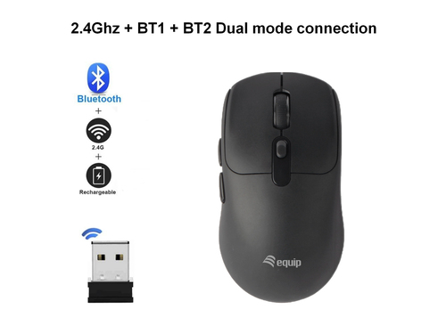 Equip 6-Button Dual Mode Wireless mouse – image 4