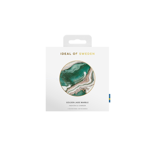 iDeal of Sweden Fashion Wireless Charger Golden Jade Marble – image 3