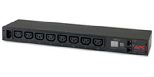 APC Rack PDU, Metered, 1U, 12A/208V, 10A/230V, (8) C13