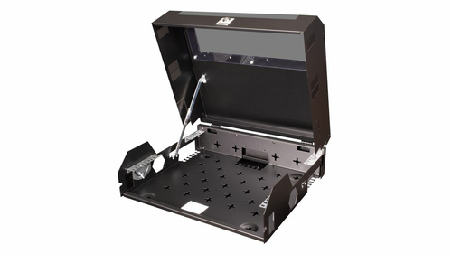 Equip Netzwerkschrank 19"  05U 475mm schwarz, afbeelding 4