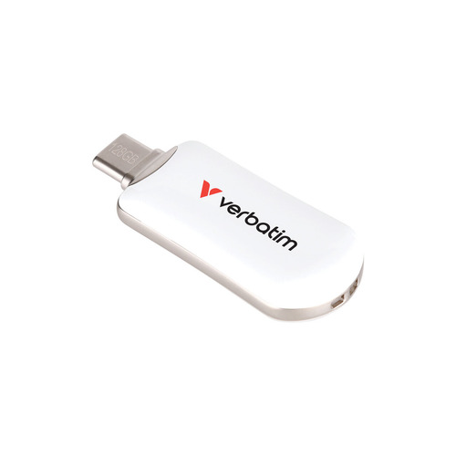 Verbatim Plectra 128GB USB stick Hvid