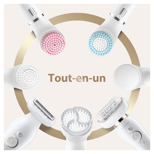 Braun Silk-épil 9 81690188 epilator 40 tweezers White, Gold – image 5