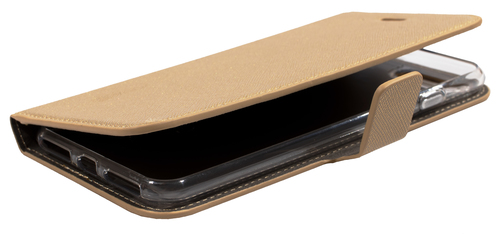 Mobiparts Saffiano Wallet Case Apple iPhone 7 Plus, iPhone 8 Plus Gold – image 5