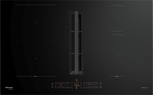 Hisense Hi6 HEH8432BSCWF 83cm Induction Hob - Black - For External / Recirculation Ventilation, Black - image 1