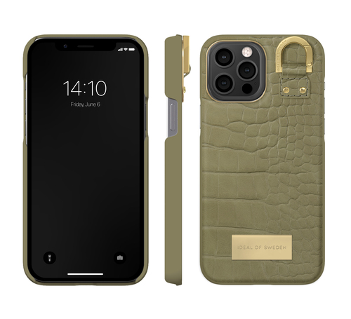 iDeal of Sweden Atelier Case iPhone 12PM/13PM Sage Croco – image 5