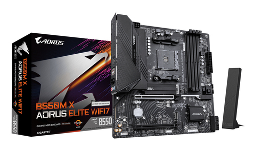 Gigabyte B550M X Aorus Elite WiFi7 (B550,AM4,mATX,DDR4)