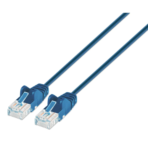 CAT6A U/UTP SLIM NETWORK PATCH CABLE, 5 FT., BLUE