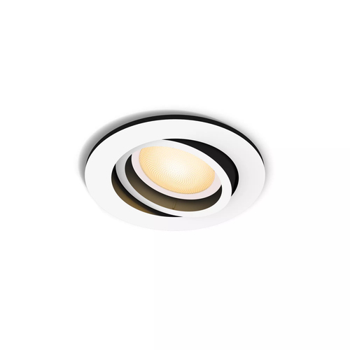 Philips Hue Milliskin inbouwspot White Ambiance - rond - Wit