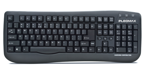 Samsung PKB-700 keyboard USB + PS/2 QWERTY Black