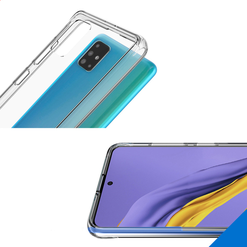 Accezz Xtreme Impact Backcover Samsung Galaxy A51 - Transparant, afbeelding 4
