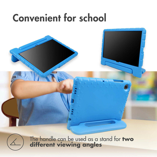 Accezz Kidsproof Backcover met handvat Samsung Galaxy Tab A9 Tablethoesje Blauw, afbeelding 4