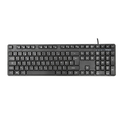 Targus AKB30FR клавиатура Универсальная USB AZERTY Французский Черный