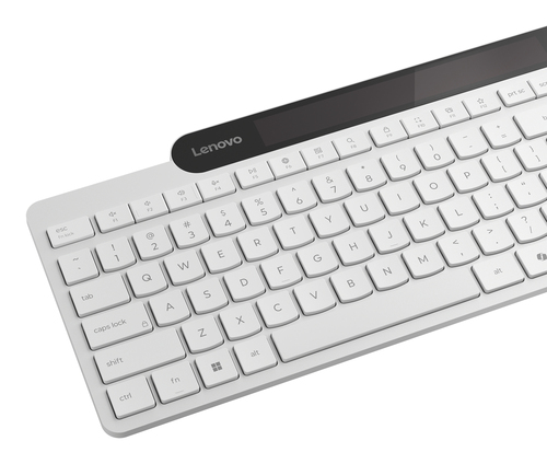 Lenovo 800 Self-Charging Bluetooth Toetsenbord QWERTY Wit, afbeelding 5