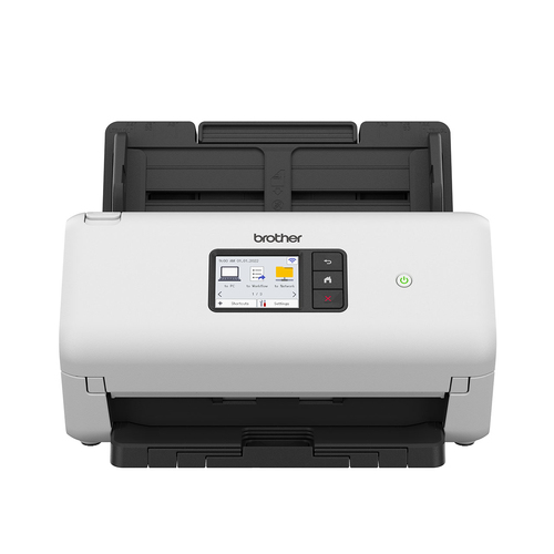 Brother ADS-3300W сканер ADF + Sheet-fed scanner 600 x 600 DPI A4 Черный, Белый