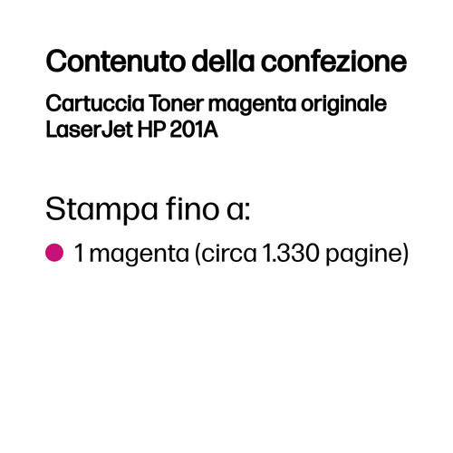 HP 201A – Toner magenta originale
