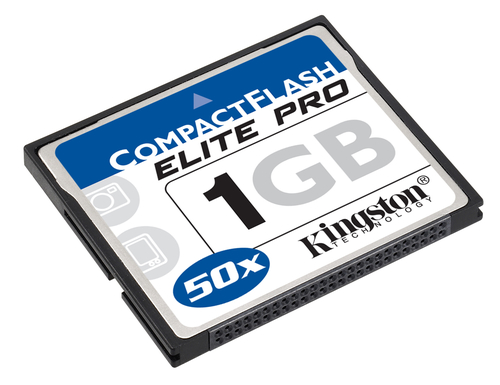 Kingston Technology 1024MB CompactFlash Elite Pro Card (Single Level Cell)